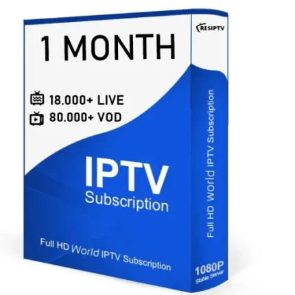 Buy IPTV Subscription 1 Month – Premium